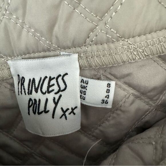 Princess Poly SUFFOLK QUILTED MINI SKIRT GREY - Picture 7 of 7